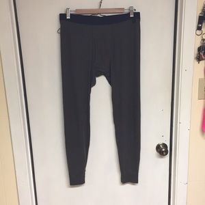 Uniqlo Olive Heattech Tights